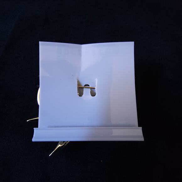 Vintage Women Sarah Coventry Gold Silver Toned Brooch Textured Freeform 2" Pin - Picture 3 of 4